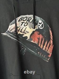 2017 Mondo Full Metal Jacket Pullover Hoodie Born To Kill XL Kubrick Collection