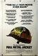 41x27 Original 1987 Full Metal Jacket Film Poster Critic Quotes Stanley Kubrick