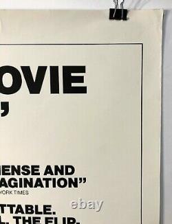 41x27 Original 1987 FULL METAL JACKET Film Poster Critic Quotes Stanley Kubrick