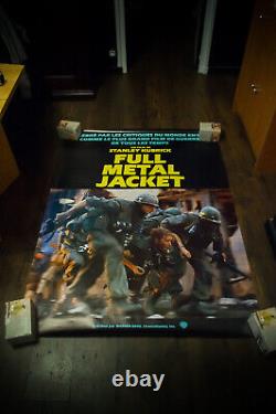 FULL METAL JACKET 1987 Original Movie Poster Rolled French Grande Very Rare FMC
