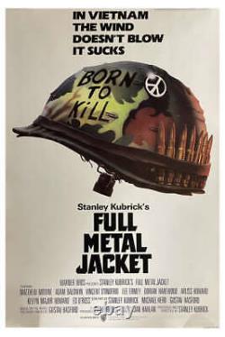 Full Metal Jacket 27x41 Warner Bros Promotional Poster