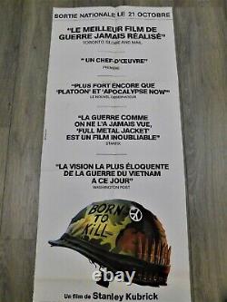 Full Metal Jacket French Movie Poster Original 2363 1987 Stanley Kubrick