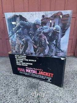 Full Metal Jacket Movie Standee Cardboard Stand up 1987 Stanley Kubrick