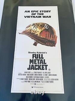 Full Metal Jacket original daybill movie poster RARE