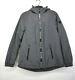 Michael Kors Womens Gray Full-zip Missy Faux Shearling Gun Metal Jacket Coat