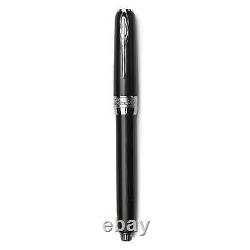 Pineider Fountain Pen Full Metal Jacket Midnight Black, EF Nib SFPE0PP3105379
