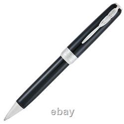 Pineider Full Metal Jacket Ballpoint Pen, Midnight Black, New, Made In Italy