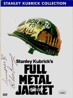 R. LEE ERMEY Signed FULL METAL JACKET 5x7 DVD COVER Authentic Autograph JSA COA