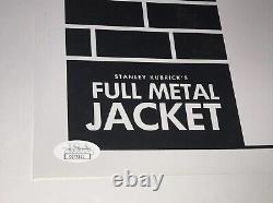 R. Lee Ermey & Matthew Modine Signed X3 FULL METAL JACKET 11X14 Photo JSA COA