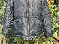 Rare 1996 Metallic Stone Island David Double Side Hooded Jacket Size L 52 54 3