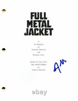 Vincent D'onofrio Signed Autograph Full Metal Jacket Full Movie Script Rare