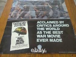 Vintage 1988 Full Metal Jacket UK Poster 27 x 40