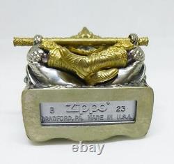 ZIPPO Lighter Songoku 2023 with wooden box full metal jacket ZIPPO Lighter