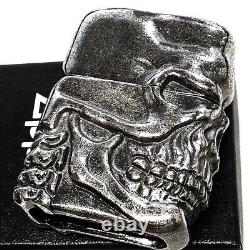 Zippo Big Skull Face Full Metal Jacket Black Nickel Barrel Japan Limited Heavy