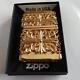 Zippo Lighter Full Metal Jacket Cross Gold