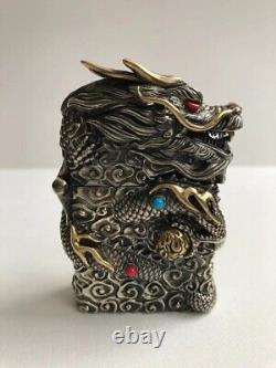 Zippo Silver Dragon Full Metal Jacket Exclusive case included Japan